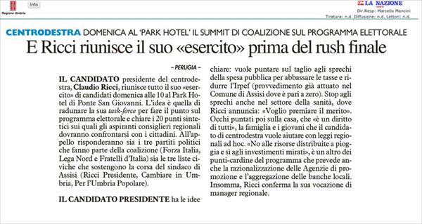 RASSEGNA STAMPA 